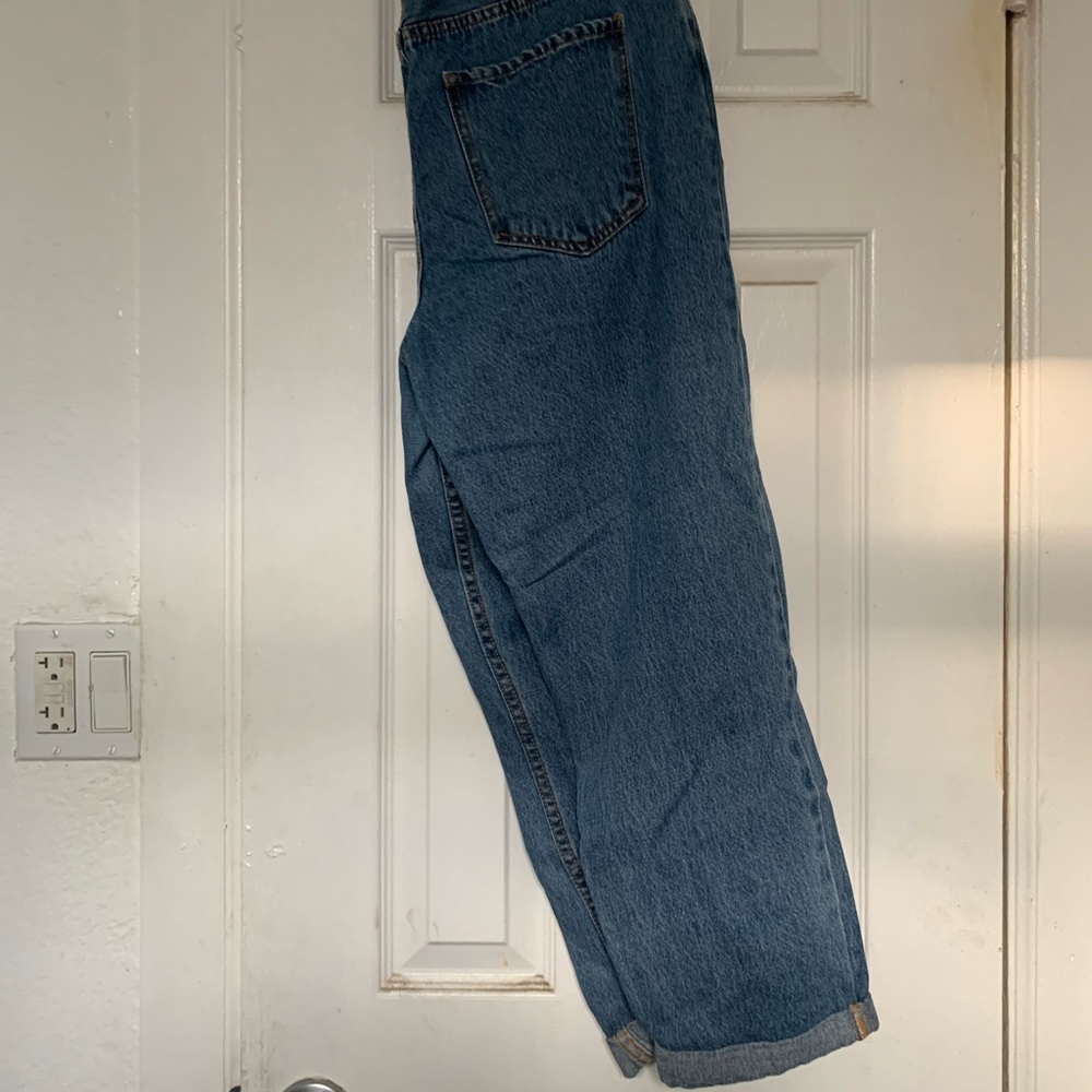Forever 21 Baggy Zip Up Jeans